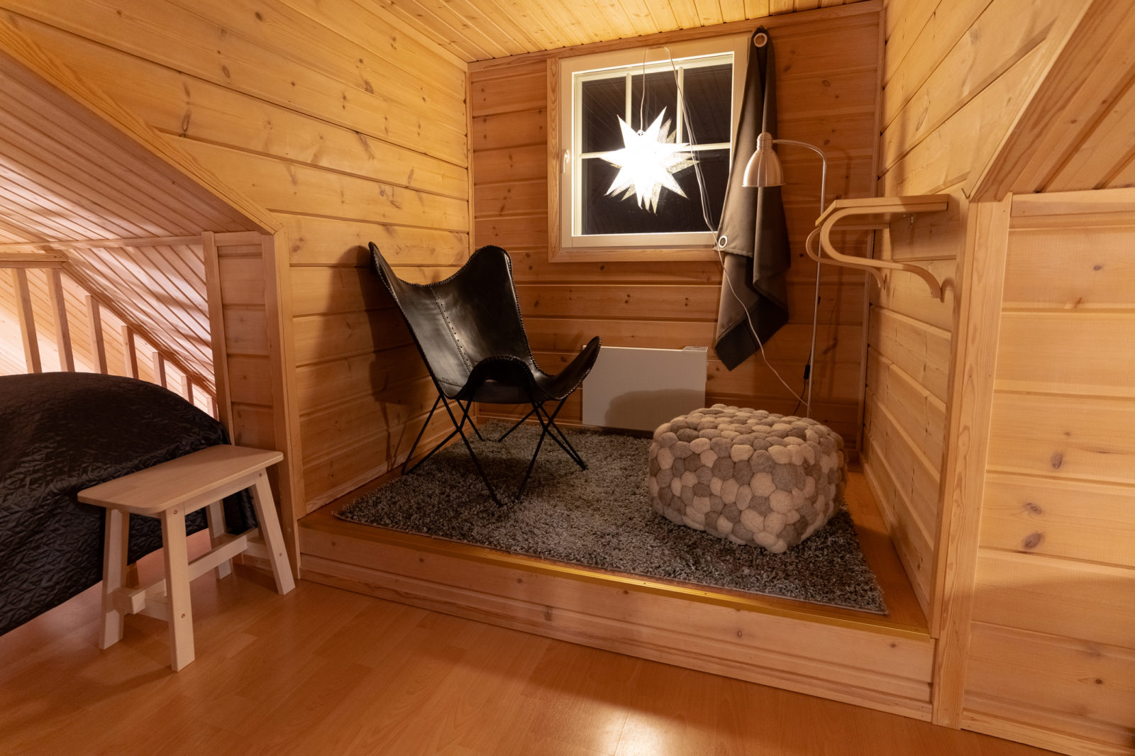 Kilpisjärven tunturimajat yläkerta