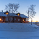 Kilpisjärven tunturimajat ulkoa